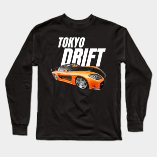 Tokyo Drift RX7 { Fast and furious } Long Sleeve T-Shirt